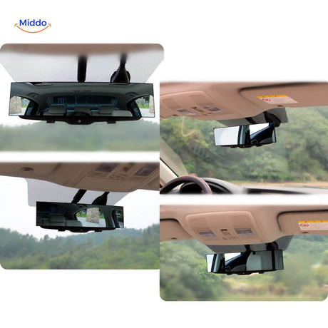 rétroviseur grand angle universel pour éliminer les angles morts sur tout type de voiture