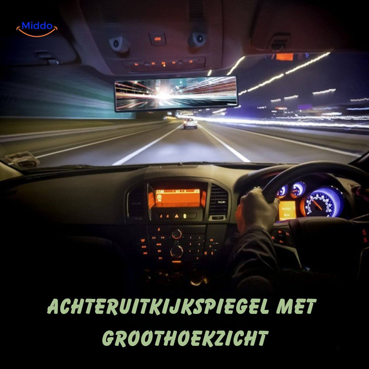 rétroviseur panoramique avec technologie de vision nocturne et optique HD claire