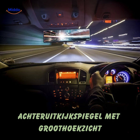 rétroviseur panoramique avec technologie de vision nocturne et optique HD claire