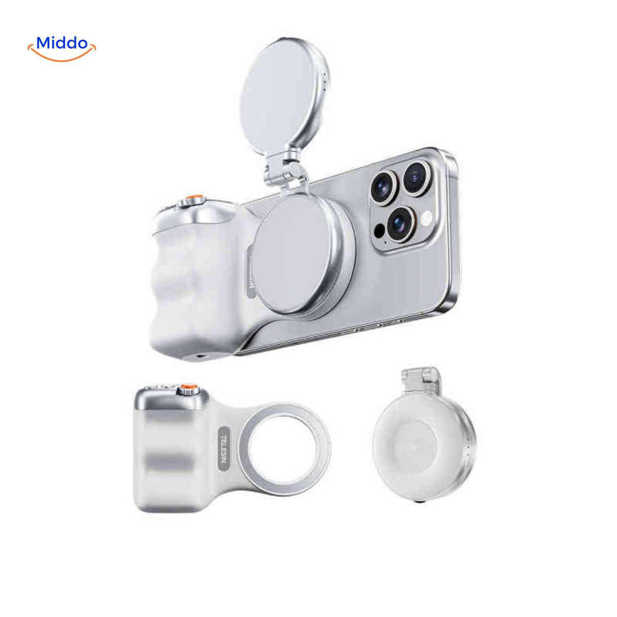 ring led avec miroir intégré pour des selfies parfaitement éclairés depuis n'importe quel angle