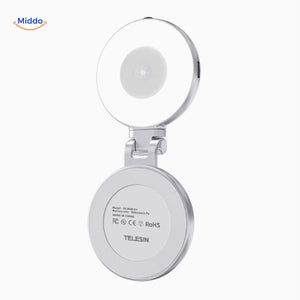 ring led rechargeable avec charnière réglable et batterie intégrée pour une utilisation prolongée