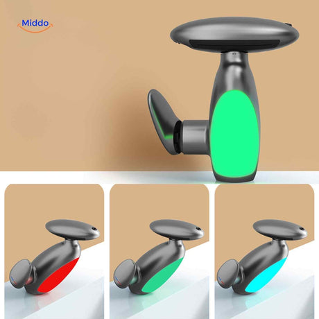robinet extensible avec éclairage LED multicolore et économie d'eau
