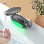 robinet extensible LED vert idéal pour lavabo ou cuisine, économie d'eau