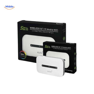 router portable compact presente dans son emballage, disponible en version petite et grande boite