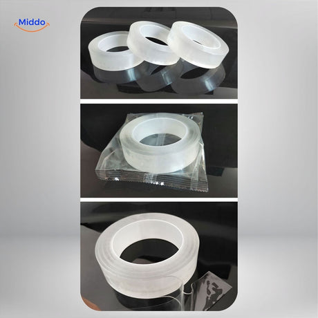 multipack de rubans adhésifs double face sans trace pour décoration, bricolage et fixation
