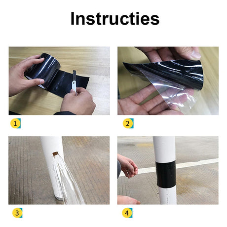 guide d'utilisation étape par étape pour appliquer le ruban étanche sur une canalisation