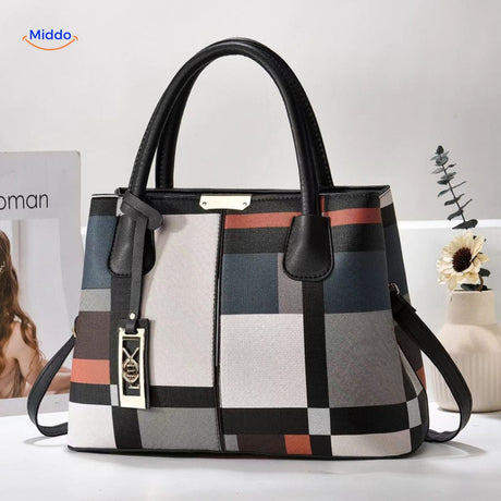 sac à main avec bretelles de soutien et pompons décoratifs tendance