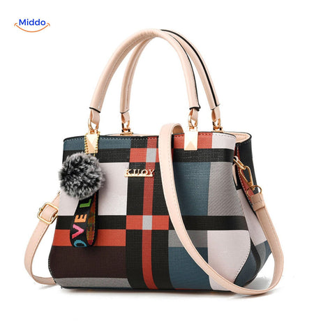 sac à main au design multicolore tendance, style moderne et original