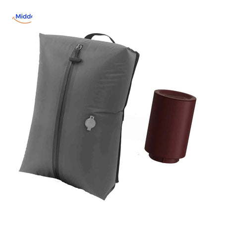 sac de compression vacuum étanche avec fermeture éclair et poignée de transport