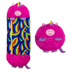 sac de couchage peluche motif licorne coloris rose pour enfants