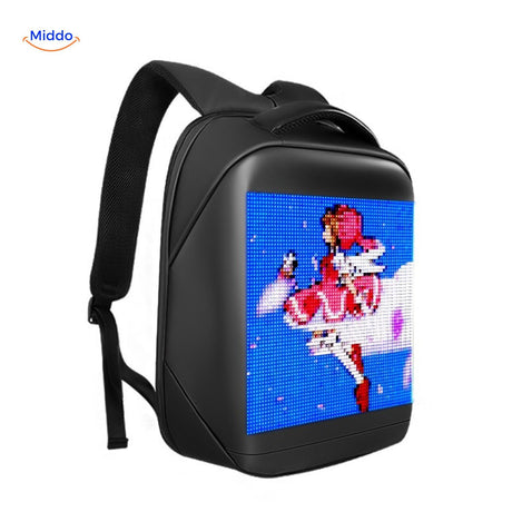 sac à dos LED design cartoon coloré pour enfants, motifs amusants et lumineux