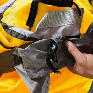 sac de rangement jouets fermé avec couvercle zippé, configuration de rangement complète