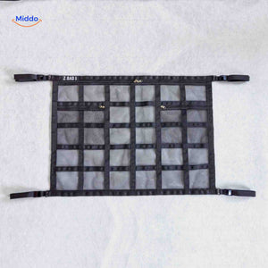 sac de rangement voiture avec multi-poches et fixation par boucles, gain de place optimal