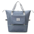 sac de voyage étanche et extensible grande capacité en coloris bleu