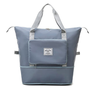 sac de voyage étanche et extensible grande capacité en coloris bleu