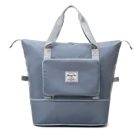 sac de voyage étanche et extensible grande capacité en coloris bleu