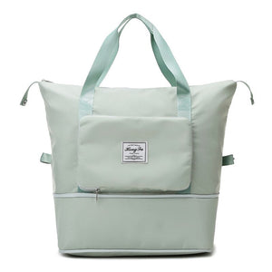 sac de voyage étanche et extensible grande capacité en coloris vert clair