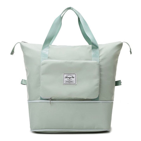 sac de voyage étanche et extensible grande capacité en coloris vert clair