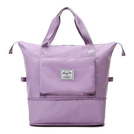 sac de voyage étanche et extensible grande capacité en coloris violet