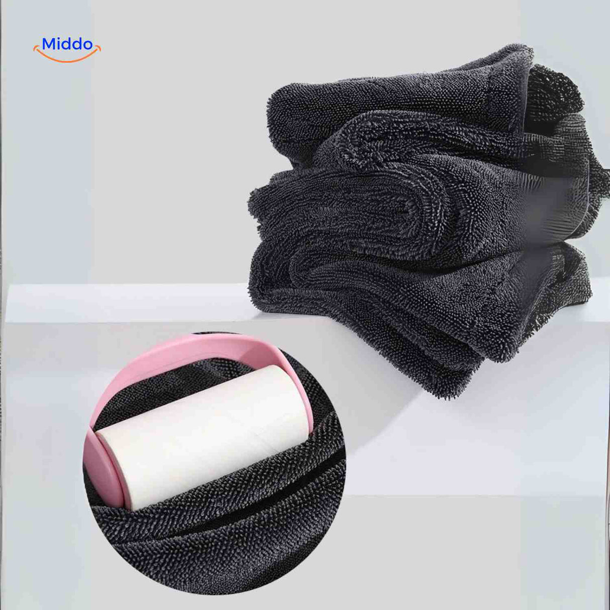 serviette microfibre lavable, douce et durable pour l'entretien régulier de votre voiture