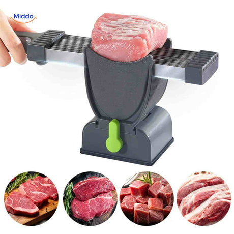 set de découpe à viande avec lames tranchantes pour obtenir des tranches ultrafines régulières