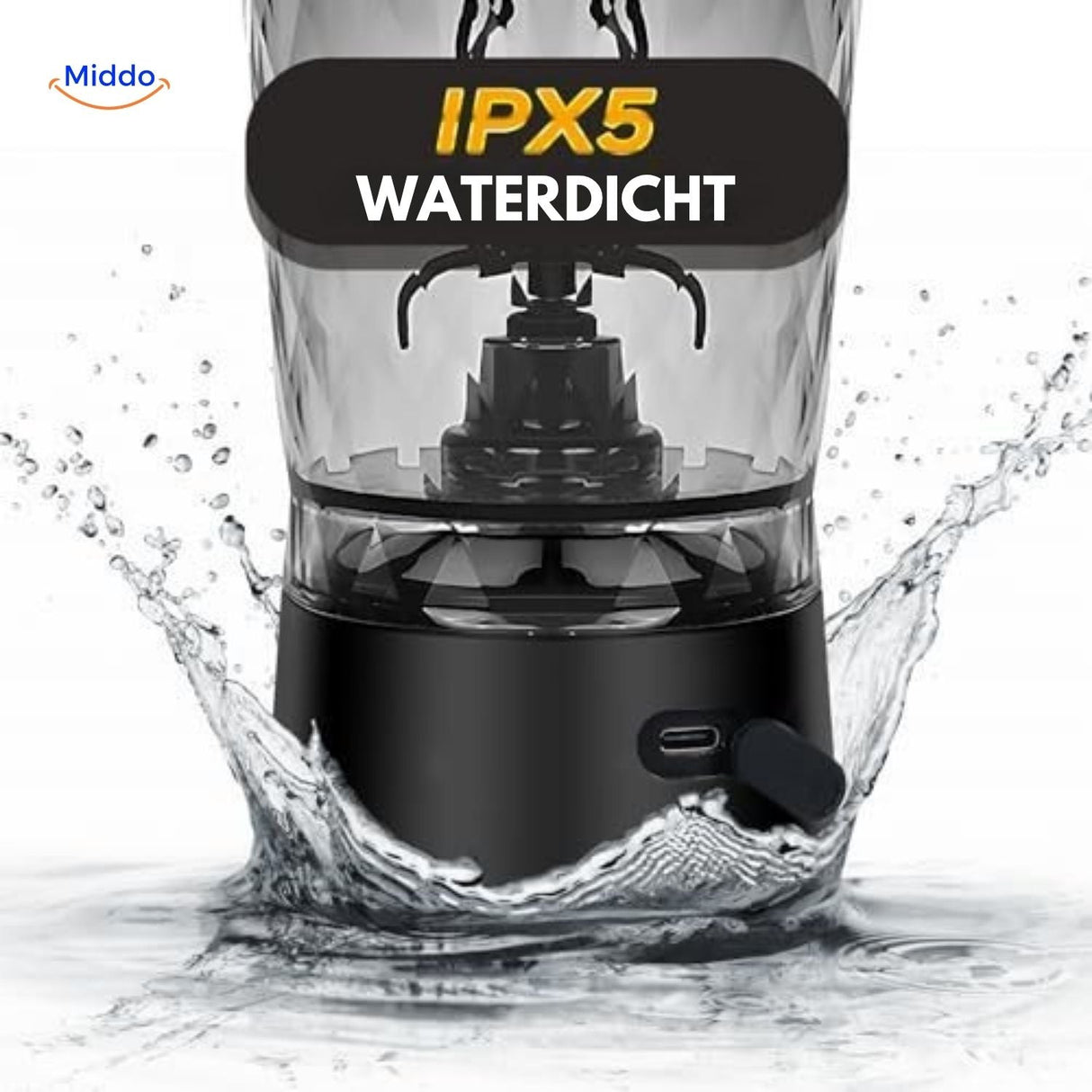 base motorisée IPX5 étanche du shaker électrique avec lames de mixage intégrées