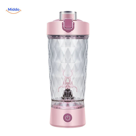 shaker mixeur coloris vert avec base motorisée puissante pour un mélange rapide et efficace