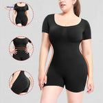 ShapelyFit Bodysuit sculptant pour femmes, top corset avec bretelles fines noir Middo