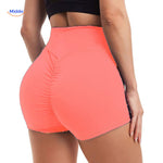 short sculptant icesilk coloris orange avec coupe ajustée haute taille galbe parfait