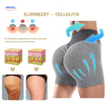 short yoga gainant : illustration des différents types de cellulite et textures de peau