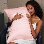 silkora kussensloop lichtroze satijn pillowcasewww.middo.nl