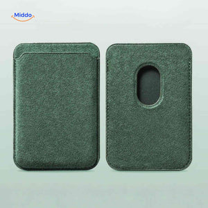 Porte-cartes MagSafe AlcantaPro en Alcantara, gris, vue 6