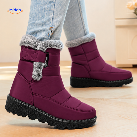 Snowboots – Rouge violacé