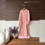 snugglewear dekenjurk donkerblauw warme huiskleding www.middo.nl