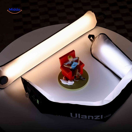 mini softbox LED gonflable pour l'éclairage de produits en photographie