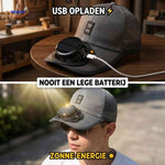 casquette Solarix avec ventilateur solaire rechargeable par USB www.middo.fr