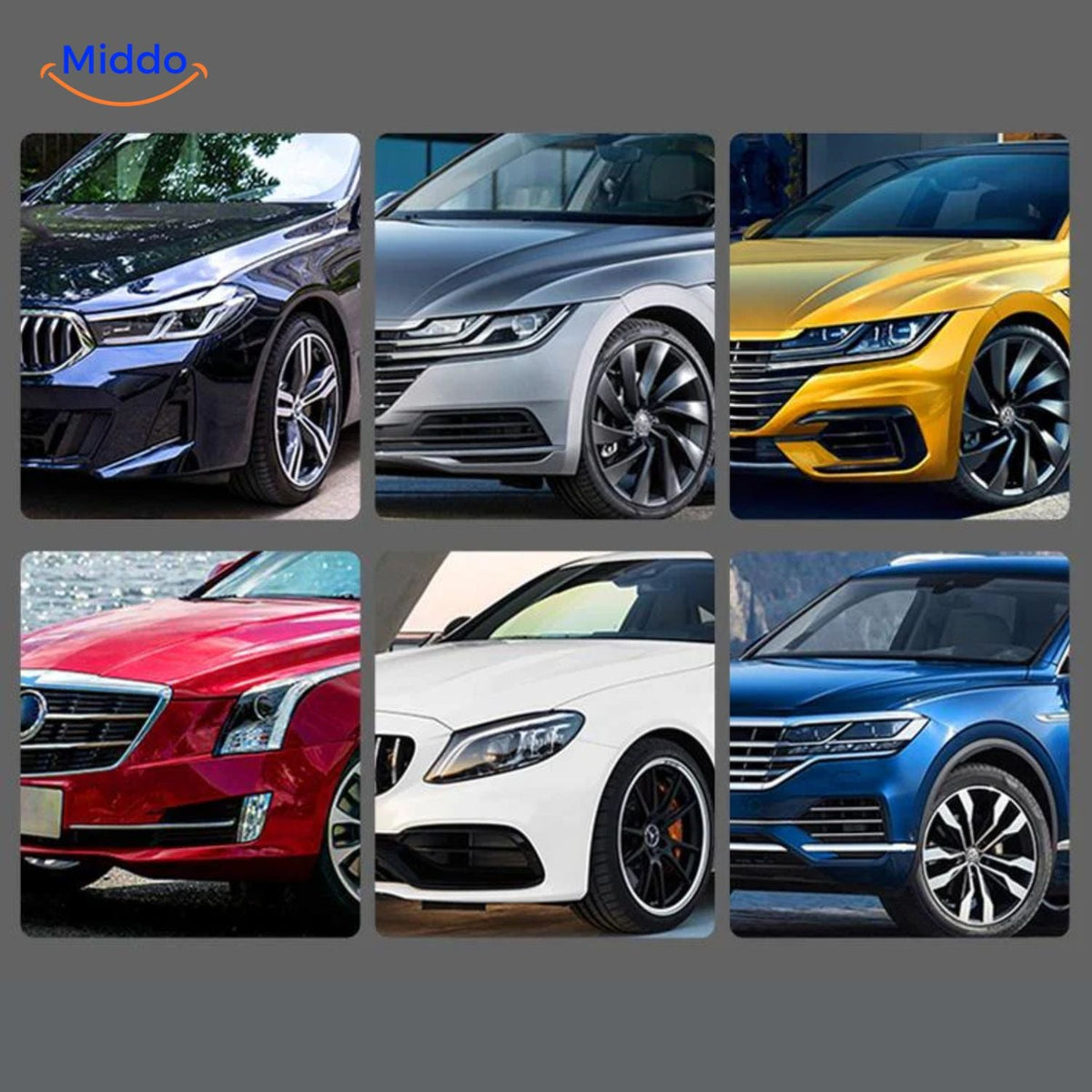 Sopami™ pour différentes couleurs de peinture automobile