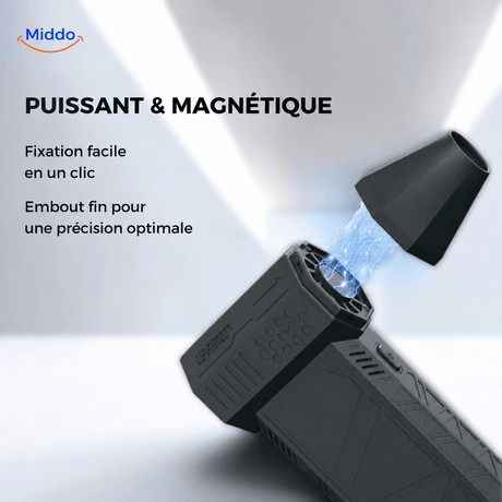 souffleur d'air portable et rechargeable turbojet pro en situation d'utilisation quotidienne