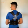 soutien dorsal réglable postura, correcteur de posture ergonomique porté au dos