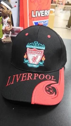 casquette de football Liverpool emblème brodé, légère confortable et ajustable
