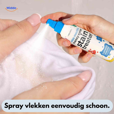 application facile du spray détachant directement sur la tache pour un traitement rapide et efficace