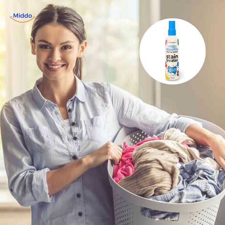 spray détachant puissant pour un linge parfaitement propre et des paniers de linge impeccables