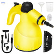 Nettoyeur vapeur Steamora jaune avec kit complet d’accessoires