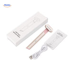 stylo led fairyglow pour le visage, coloris rose et doré, design élégant pour usage à domicile
