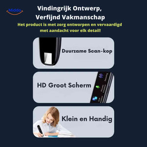 stylo traducteur avec écran hd, design durable et format compact pratique à emporter partout