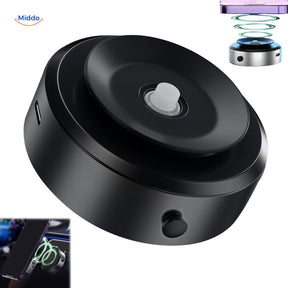 support de telephone magnetique 360 avec ventouse pour voiture, fixation solide sur pare-brise