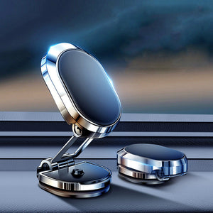 support téléphonique magnétique pour voiture, gros plan en intérieur habitacle