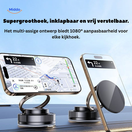 support téléphone orientable à 1080° avec grand angle de vision, réglage total en portrait ou paysage