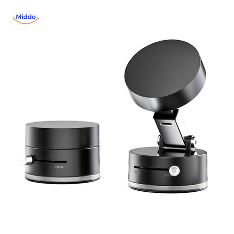 support téléphone magnétique au design pliable et discret, facile à ranger