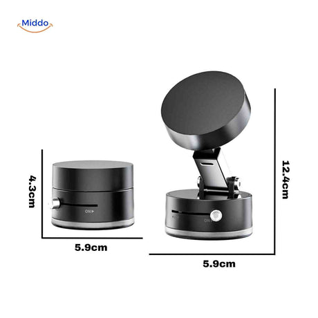 dimensions du support téléphone magnétique, format compact tenez dans une poche